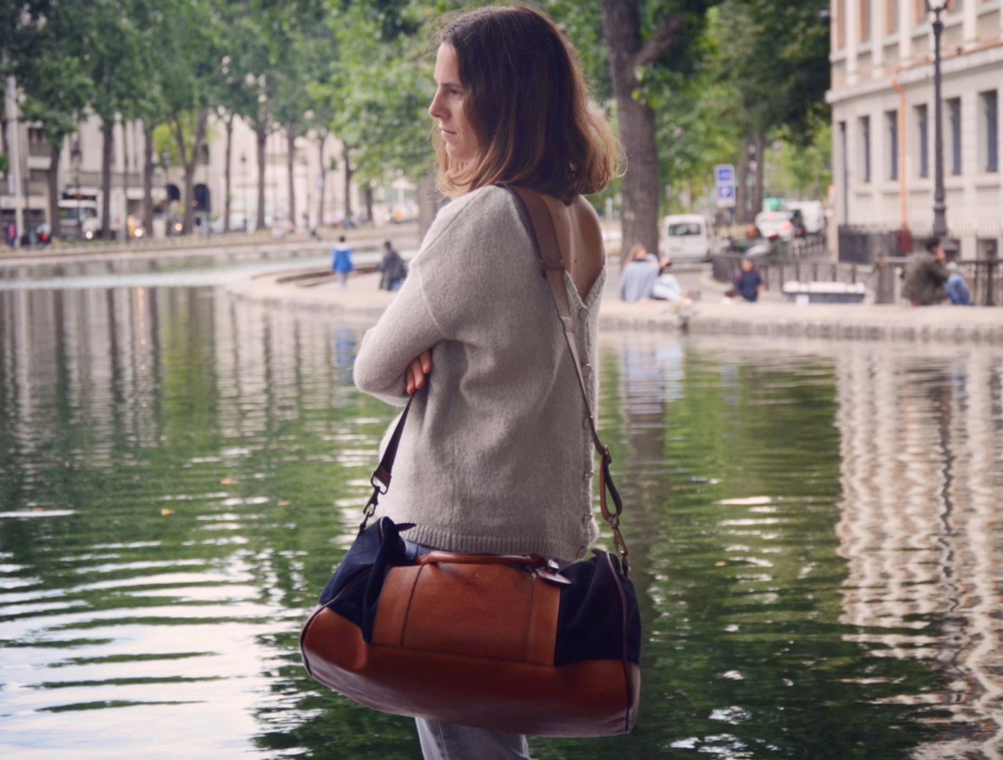 Diego Blue Weekend Bag