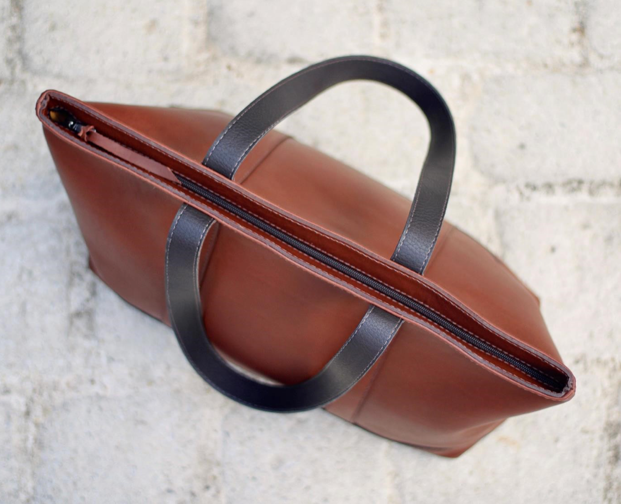 Olga Leather Tote Bag
