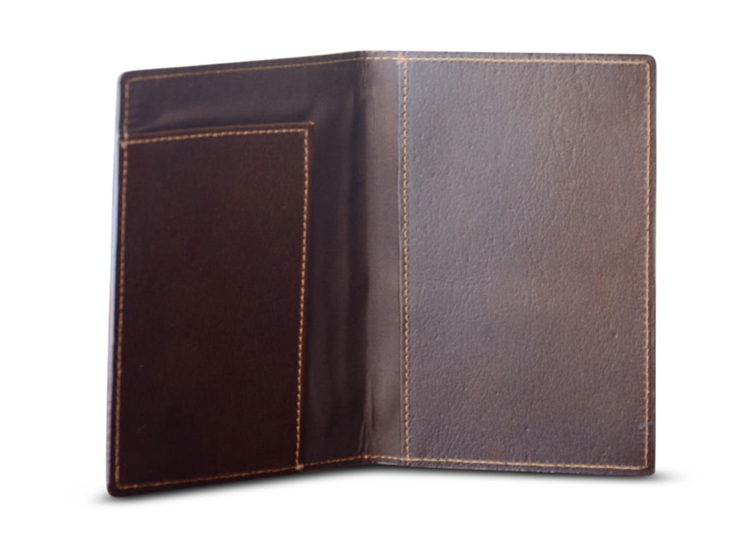 Passport Holder Dark Brown